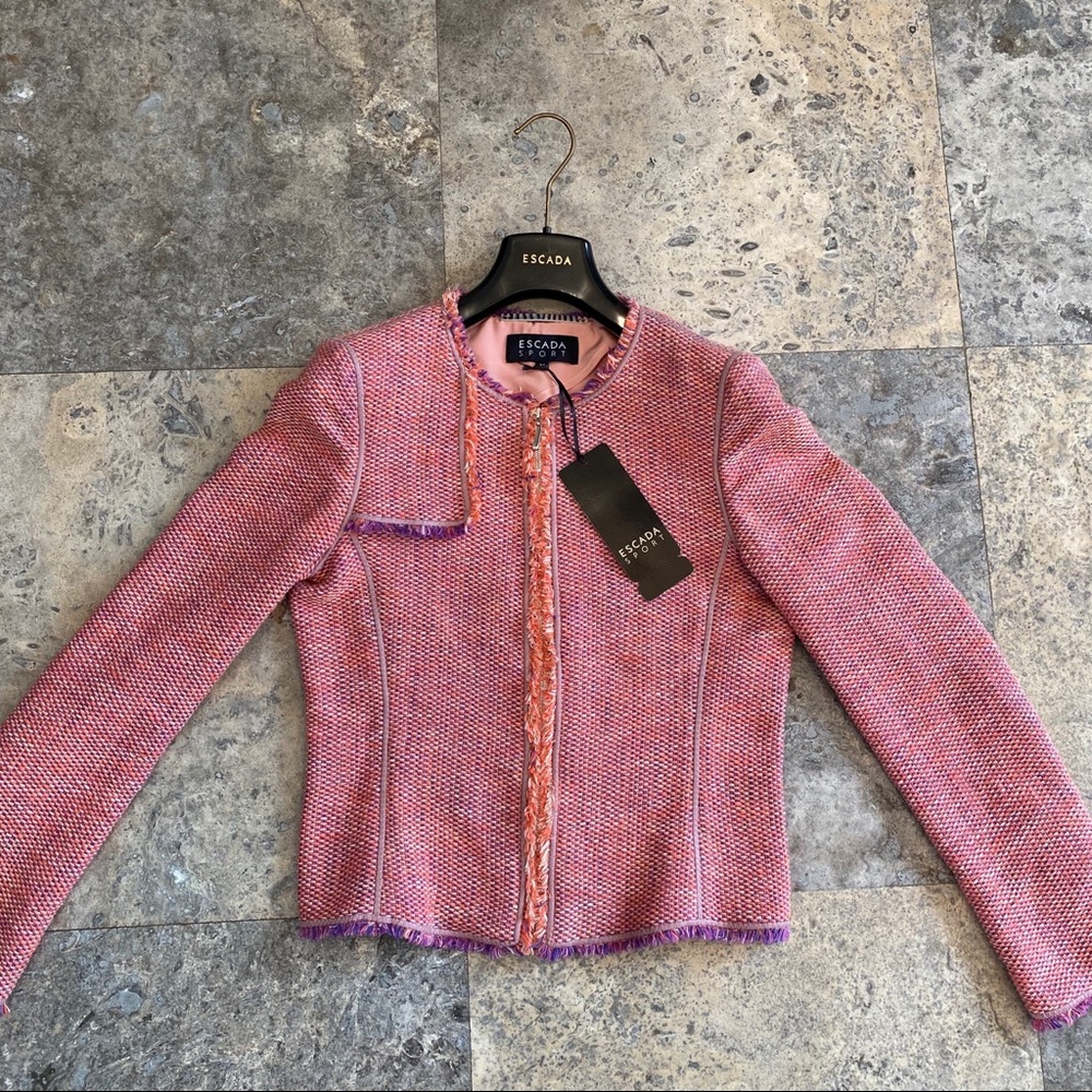 NWT ESCADA tweed blazer